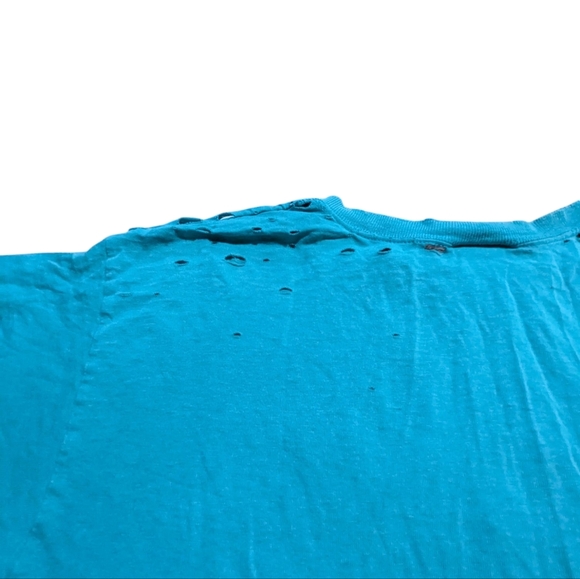 Vintage 90s Reebok Thrashed Single Stitch T Shirt Retro Large 80s Grunge - Picture 3 of 10